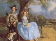 Thomas Gainsborough Mr and Mrs Andrews painting
